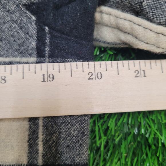 VTG 90s Woolrich Buffalo Plaid Shirt Mens S Made in USA Heavyweight Flannel - Picture 5 of 9